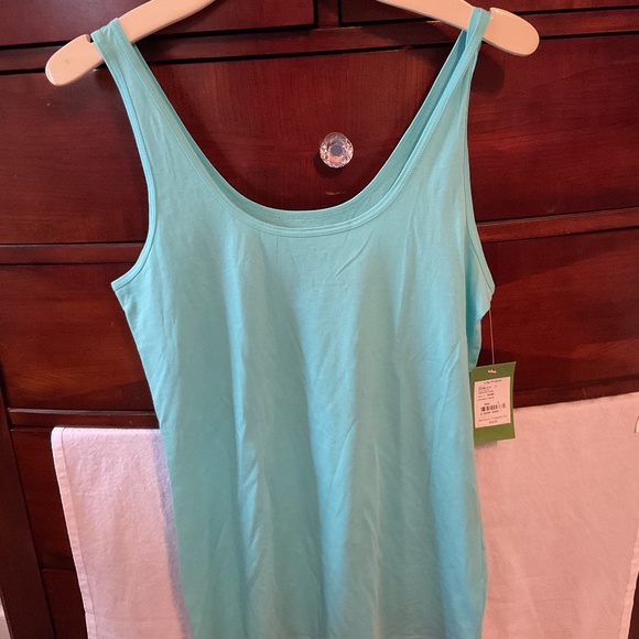 NWT Lilly Pulitzer Makena Tank Shorely Blue L - Picture 3 of 4